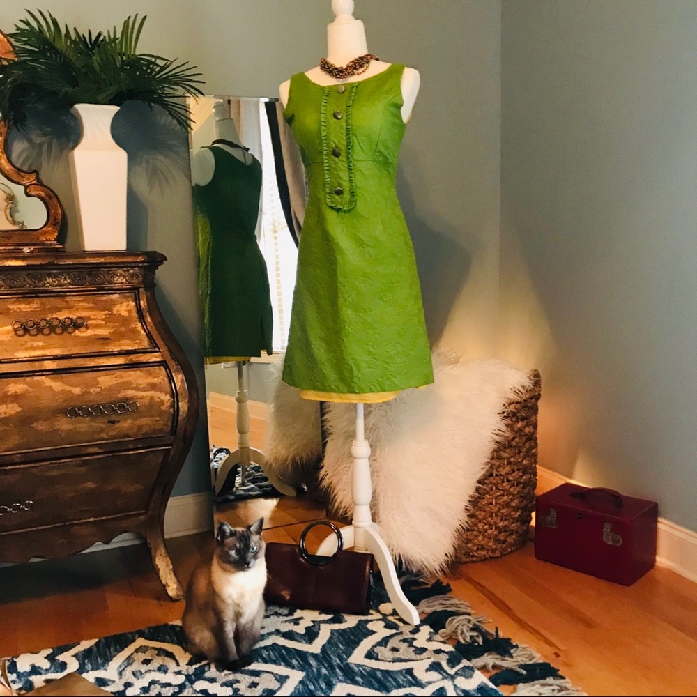 Green and Gold dress